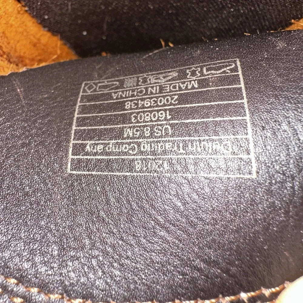 Duluth Trading Company  Mens Leather Driving Loafers Shoes 8.5 EUC Brown